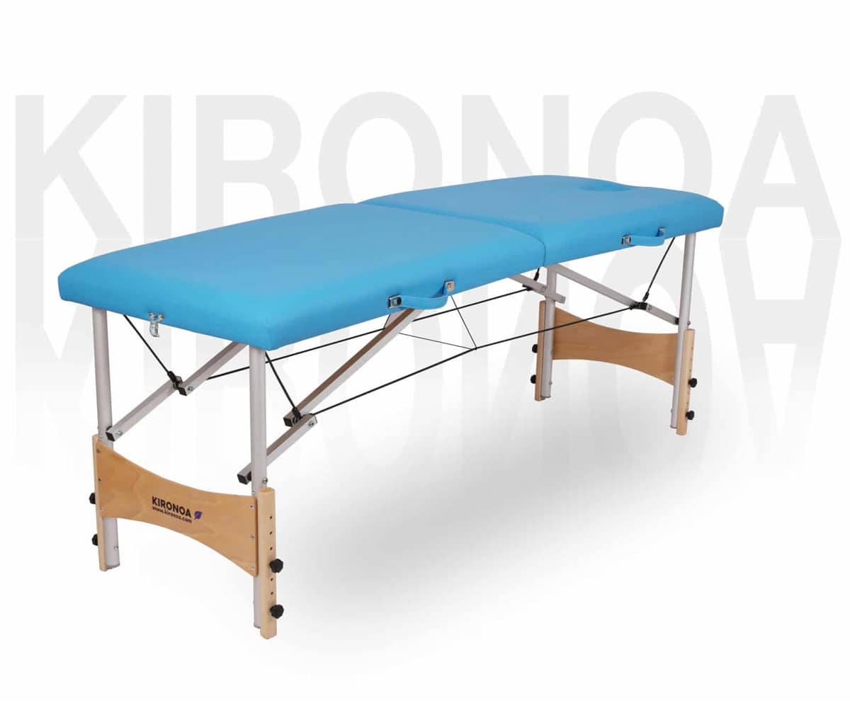 Camilla de masaje plegable de aluminio, con reposacabezas i portàtil —  Ortopedia y Rehabilitación